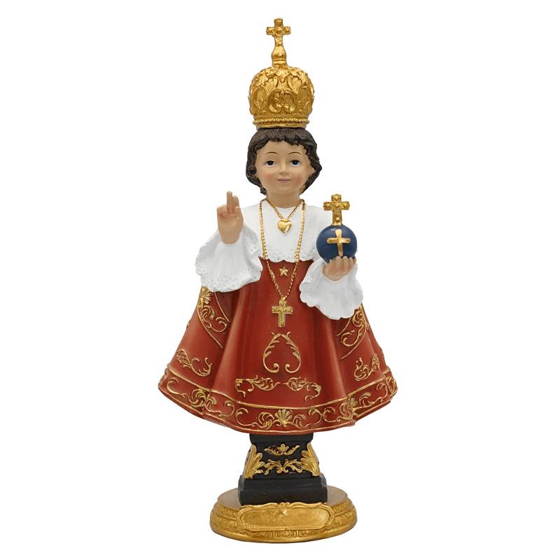 22.5cm 30cm Prague Holy Infant Resin Statue Catholic Religious Home Decoration Figurine Art Church Icon