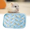 Подушка для хомяка, нескользящая нижняя часть, крутая охлаждающая ткань с мультяшным рисунком, подушка для сна в виде хомяка, товары для дома и домашних животных