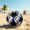 SIZE 5 Halmstads BK Soccer Ball Colorful All Ages Machine Stitched PVC Competition Ready Durable High-Bounce