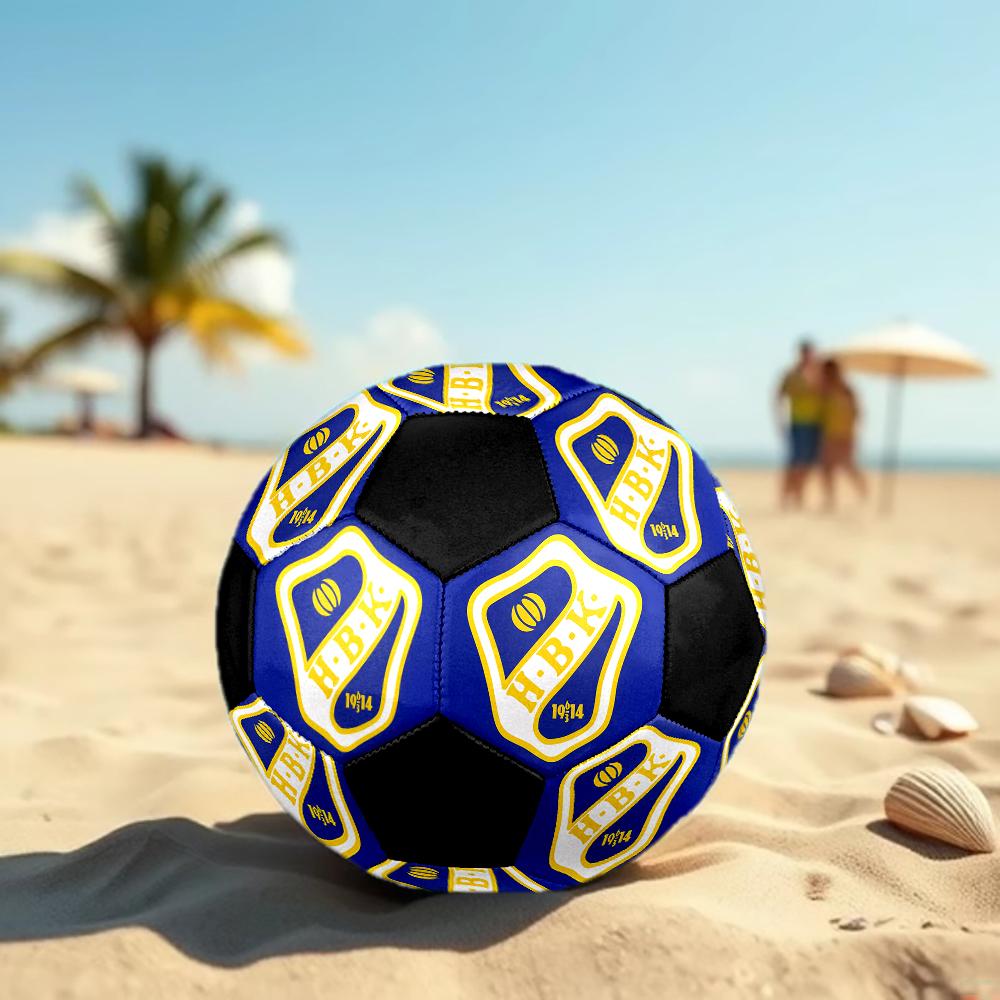 SIZE 5 Halmstads BK Soccer Ball Colorful All Ages Machine Stitched PVC Competition Ready Durable High-Bounce