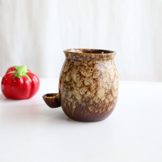 Керамическая кружка с уникальной глазурью Yousheng, чашка в форме кофейника Wake and Bake с эргономичной ручкой, оригинальные подарки для любителей кофе, пекарей