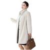 Autumn and Winter New Imitation Mink Velvet Long Coat Warm Middle-aged Mother-in-law Imitation Fur Large-size Coat