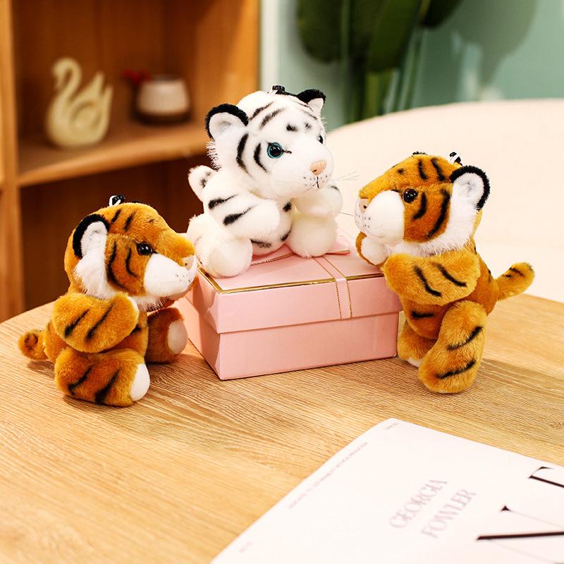 Милый милый питомец шарнирный тигр кулон плюшевая игрушка кукла желтая кукла тигренок детская успокаивающая кукла