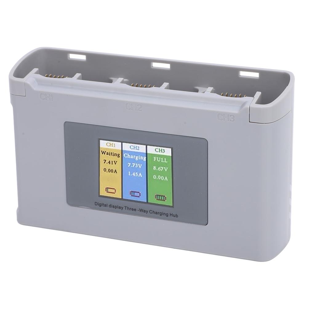 Drone 3 Battery Charger Hub ABS ударопрочный USB Drone Battery зарядная станция с цифровым дисплеем