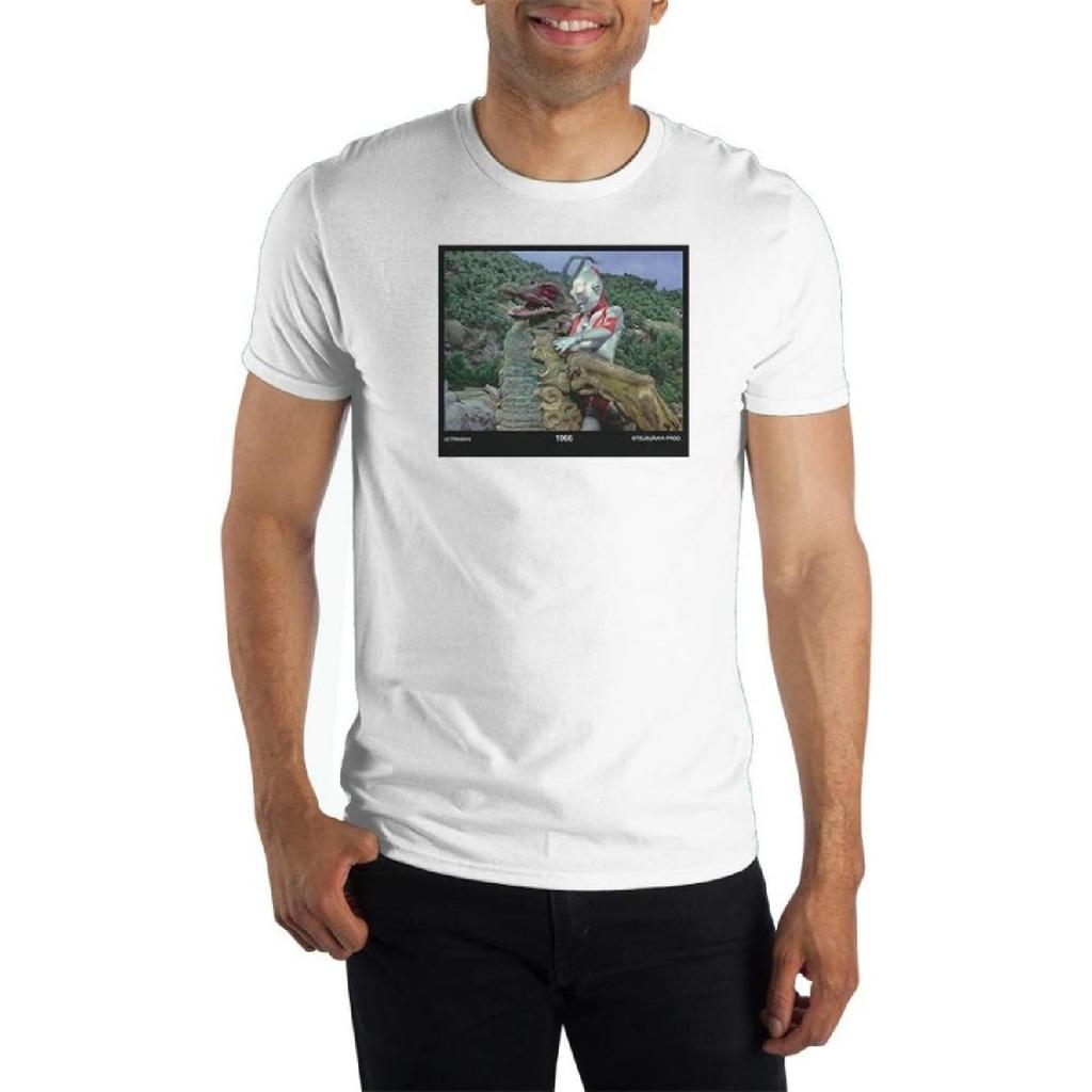 Ultraman and Dodongo White T-Shirt