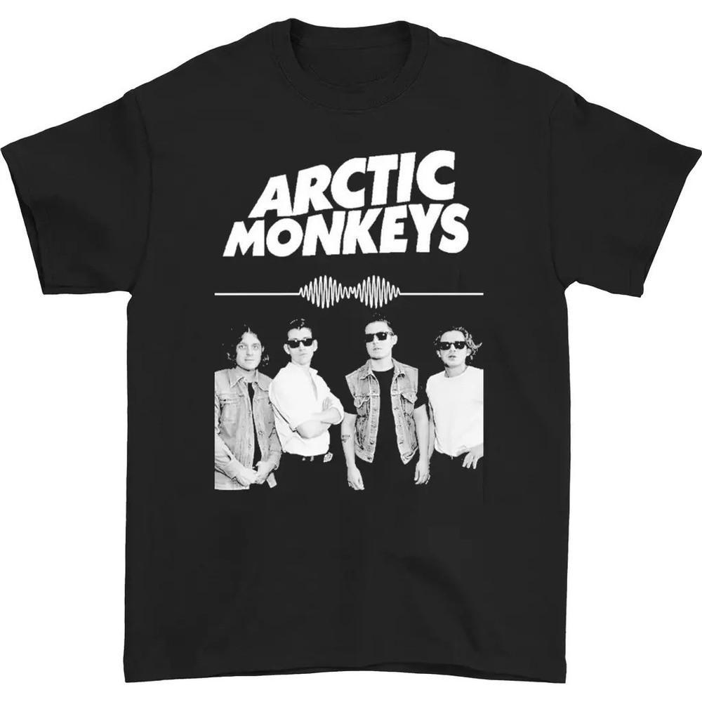 Футболка Arctic Monkeys рок черная Короткий рукав Все размеры от S до 5XL 3F311 Унисекс Футболка