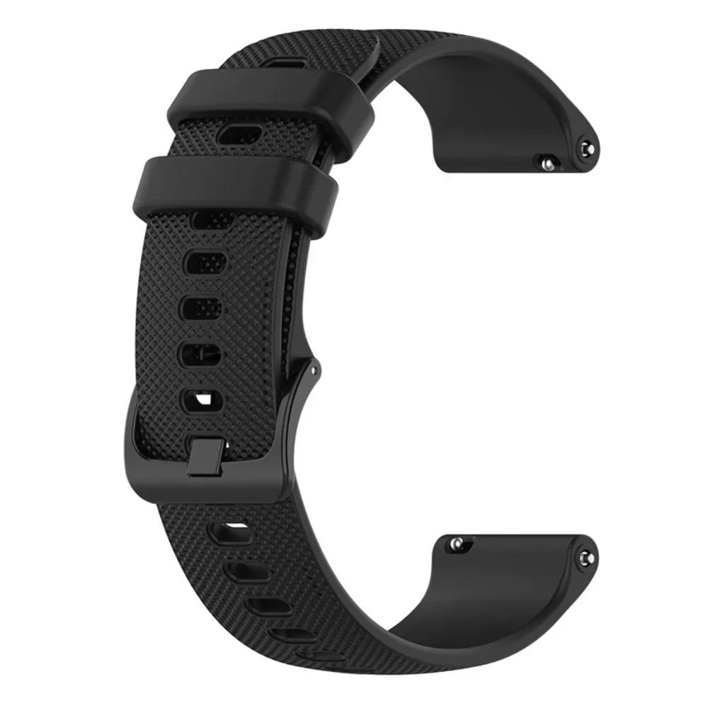 Классический 22 20 мм силиконовый ремешок для HUAWEI WATCH GT 4 Pro Band 46 мм GT 3 2 42 мм HONOR Magic Watch 4 GS 3 Pro ES браслет сменный ремень