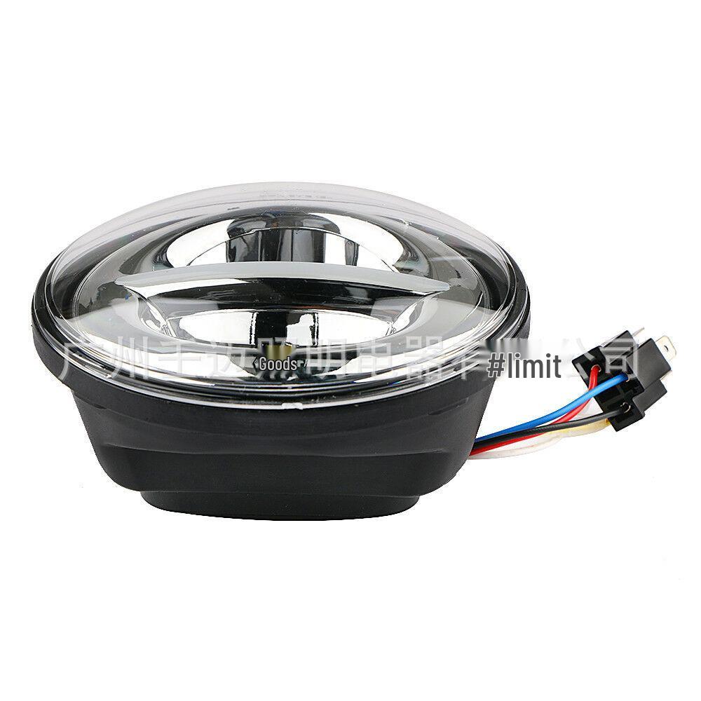 5,75-дюймовая светодиодная фара для мотоцикла Harley, 50 Вт, ближний/дальний свет, высокая яркость