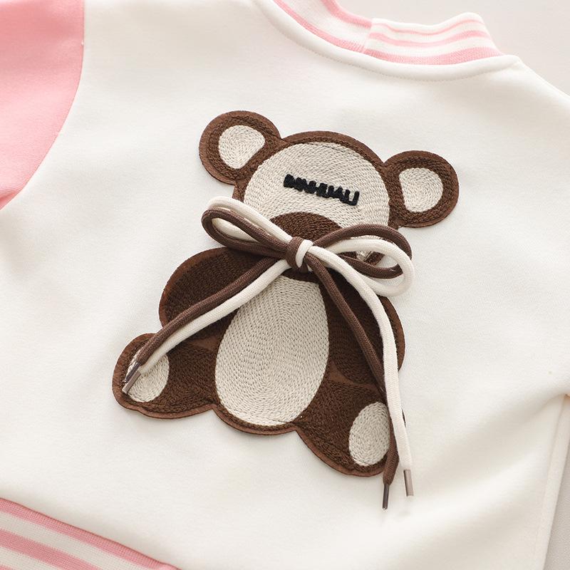 Children's Baseball Suit Set for Boys and Girls Spring and Autumn Clothing Sports and Leisure Two-piece Set