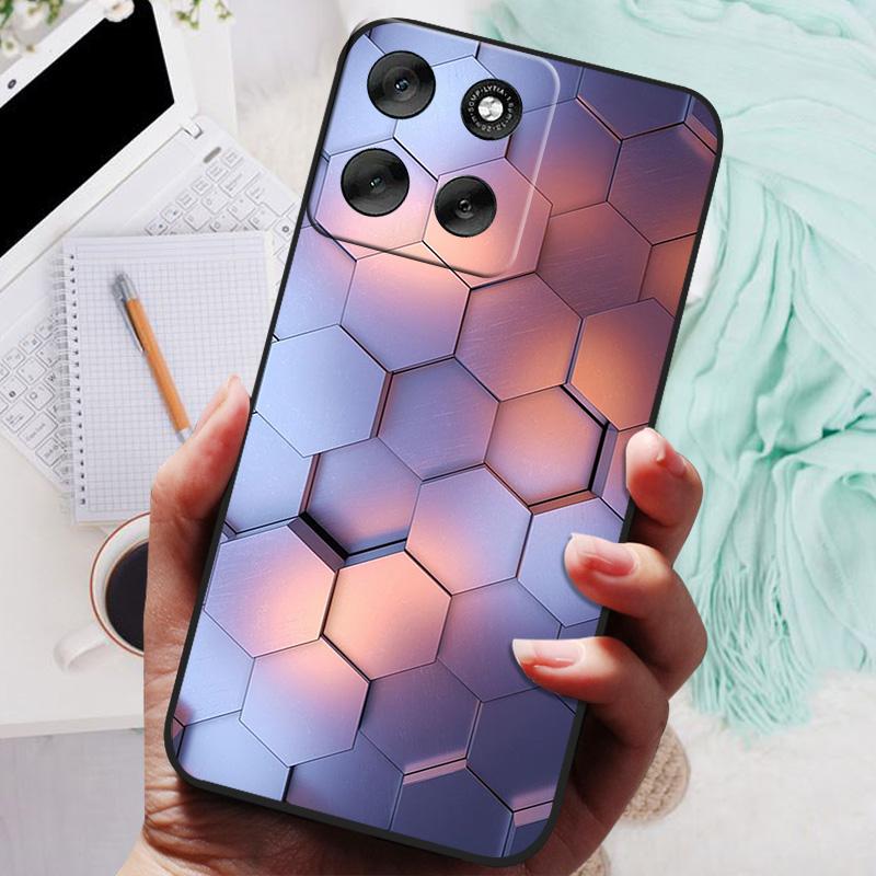 Для Motorola Moto G86 Чехол-бампер Лев Волк Силиконовый Мягкая Задняя Крышка Для Moto G56 G86Power Чехол Для Телефона Moto G56 Защитный Корпус