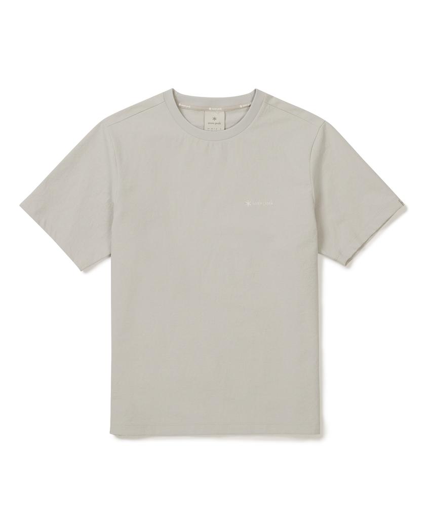 SNOWPEAK APPAREL Классическая тканая женская футболка с коротким рукавом (S26Mwtts17) Песочно-бежевый