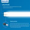 Philips Светодиодная трубка T8 0,6 м, двусторонний цоколь, 8 Вт