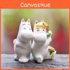 Resin Moomin Hippo Mini Scene With Creative Craftsmanship For Gift Exchange And Decoration