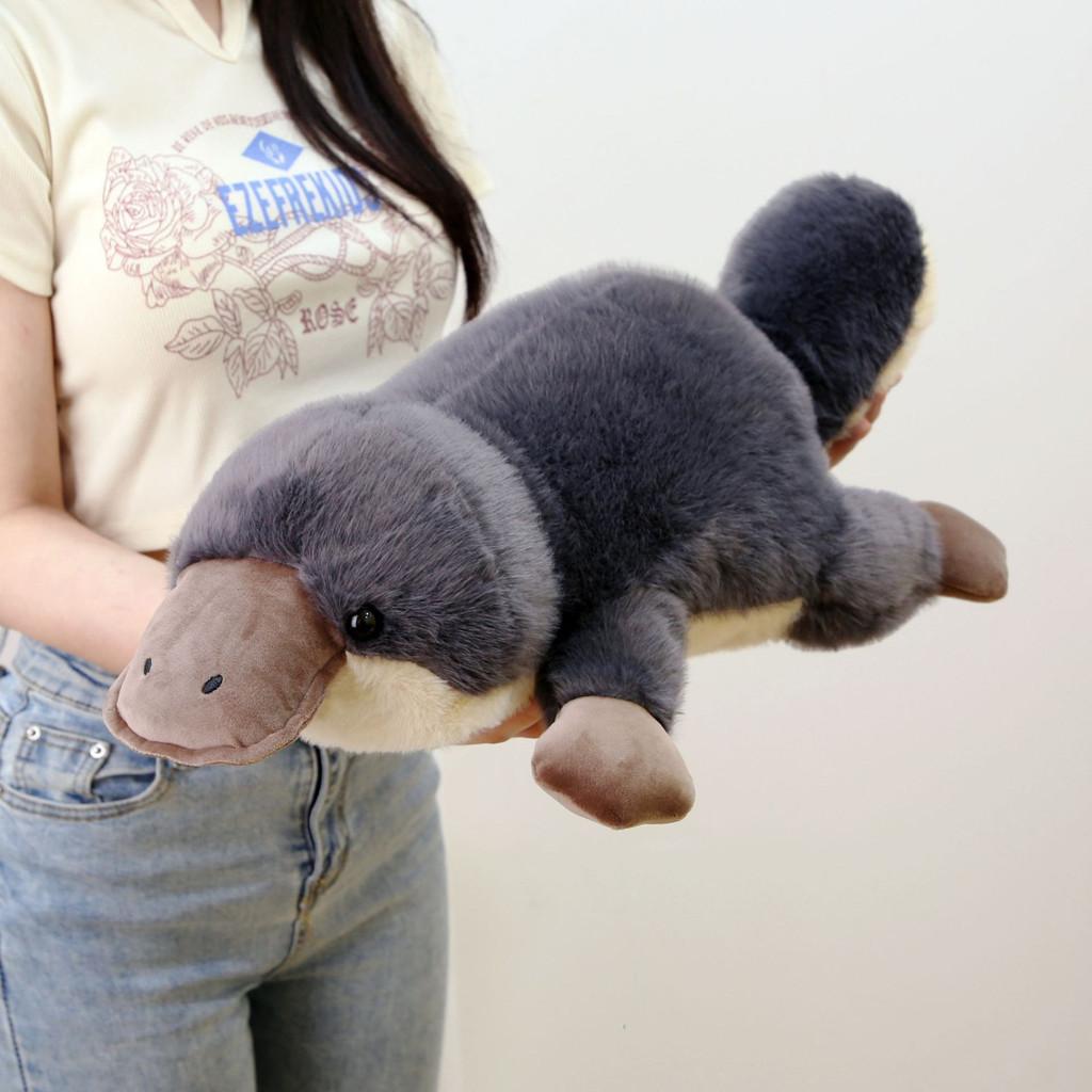 Soft Animal Plush Toy With Duck Shape And Rabbit Fur For Couch Decor And Gifts