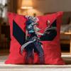 Popular VValorantes Cushion Cover Soft Washable Pillow Case Multi-Scene for Couch Bed Travel Office Use