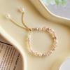 Bracelet Originality Natural Baroque Freshwater Pearl Gold Colour Ladies Bracelet Jewelry For Women Birthday Gift Hot