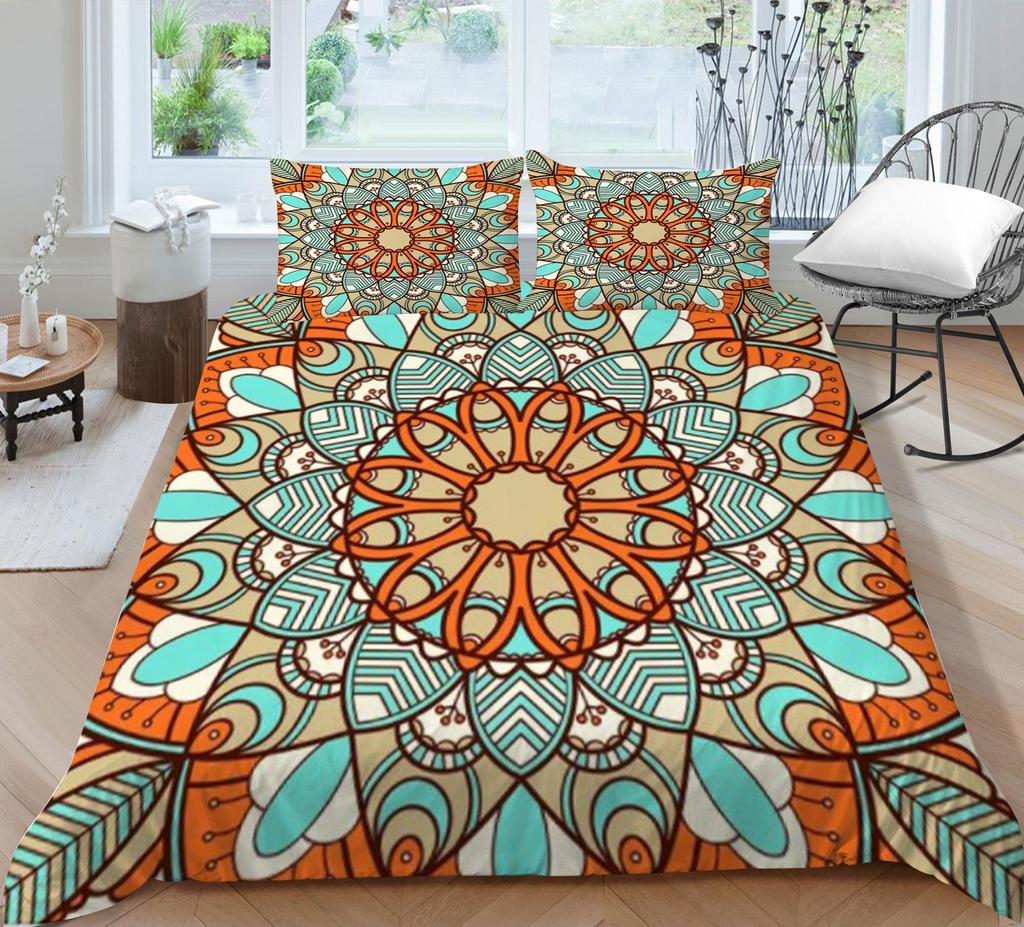 Boho Duvet Cover Design Bedding Cover Set Boho Bedding Man Woman Single Double Size Quilt Cover Set Pillowcase