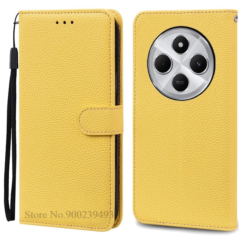 For Redmi 14C 4G Case Soft Silicone Pu Leather Wallet Flip Case For Xiaomi Redmi 14C Case Stand Book Cover For Redmi 14 C Fundas