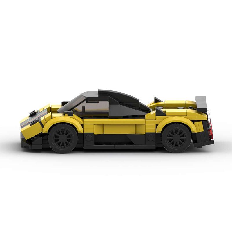 Совместимый с конструктором Pagani Креативная сборка Спортивный автомобиль Гоночный Подарок Модель Мелкие детали Образовательная игрушка