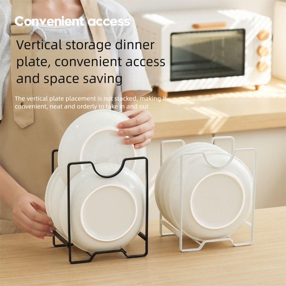 Нескользящая настольная сушилка для посуды из углеродистой стали, держатель для кухонной посуды, полка для сушки тарелок, кухня