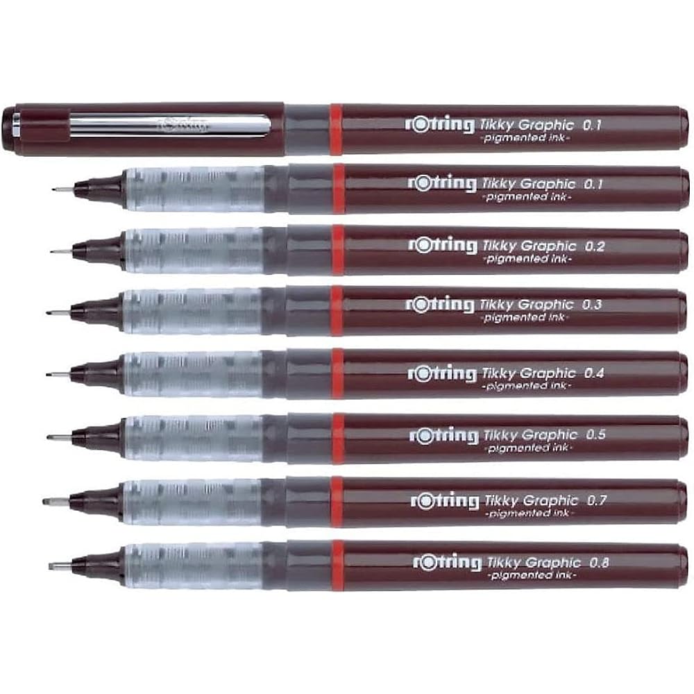 Rotring ticky graphic 0,2 мм 814740 черные чернила 814740