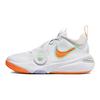 Team Hustle D11 GS White Total Orange Kids Sneakers Vapor-Green Purple-Pulse DV8996-103