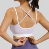 Cross Belt Training Fitness Bra Anti-shake Underwear for Women Breathable Yoga Soft Bra  Women