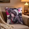 Anime KWaii DDanganronpa Pillow Case Soft Plush Cushion Cover Double Print and Invisible Zipper for Sofa Home Car Use