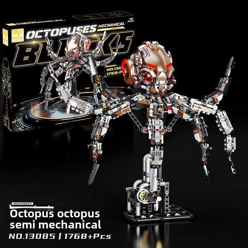 Игрушки Механические Полуконструкторы Акула Со Светом Для Детской Игры Развивающие