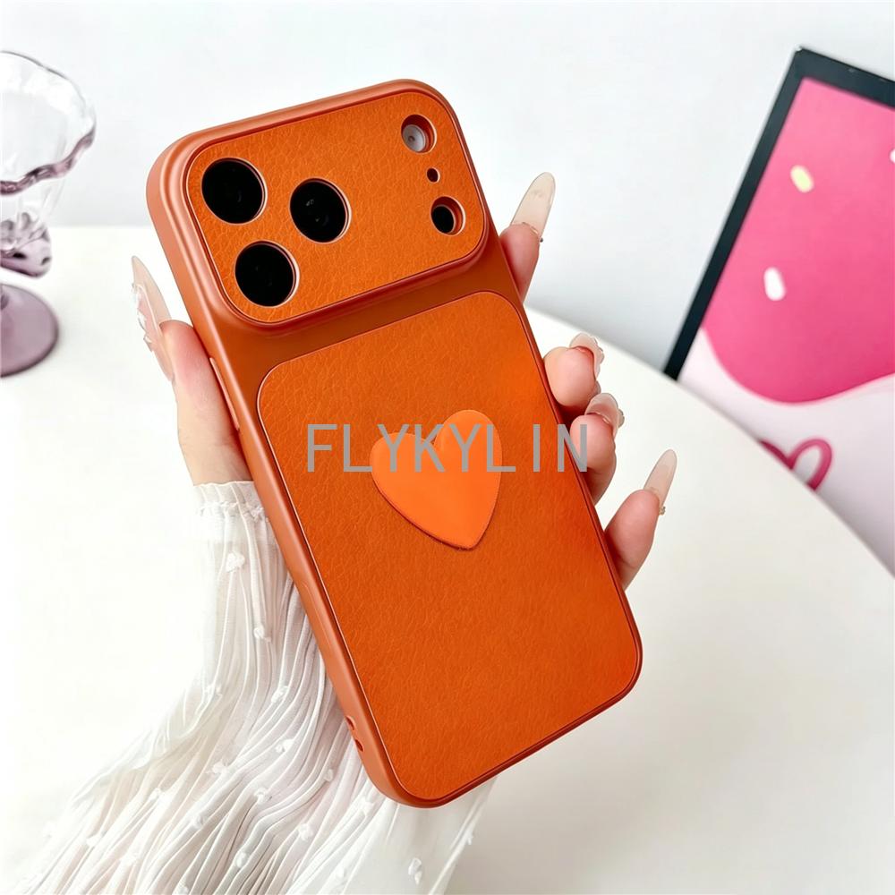 3D Любовное Сердце Чехол для Телефона из PU Кожи Ягненка Для Samsung S26 Ultra S25 S24 S23 S22 S21 S20 FE Plus Note 20 Конфетный Цвет Мягкая Задняя Крышка