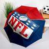 Зонт NFL Team Collection, 8 спиц, для путешествий, кемпинга, повседневного использования, легкий, портативный, незаменим для семейных праздников, подарок