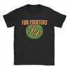 Мужская Женская Футболка F-Foo F-Fighters Band 100% Хлопковая Одежда Винтажная Футболка с Коротким Рукавом и Круглым Вырезом Идея для Подарка Футболки