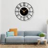 Wall Clock for Living Room Bedroom Office Kitchen Stylish Wall Clock for Home and Hall Designer Big Size Modern(40 Cm)(Black)