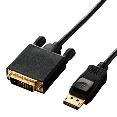 Elecom Кабель-переходник DisplayPort на DVI, 1,0 м, Черный, CAC-DPDVI10BK