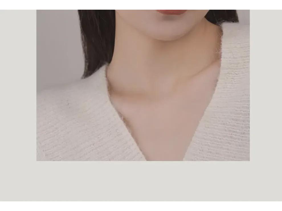 Серьги Niche Cold Style в форме ногтей из чистого серебра для женщин - простые, элегантные, легкие и роскошные