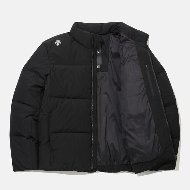 Descente Essential Short Puffer Comfort Fit Down Jacket Black Sr423Udjo1 (A Type)
