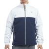 Outerwear Golf Stretch Filled Color Block FZ Jacket White Navy XL [PUMA] Men's Glow/Deep