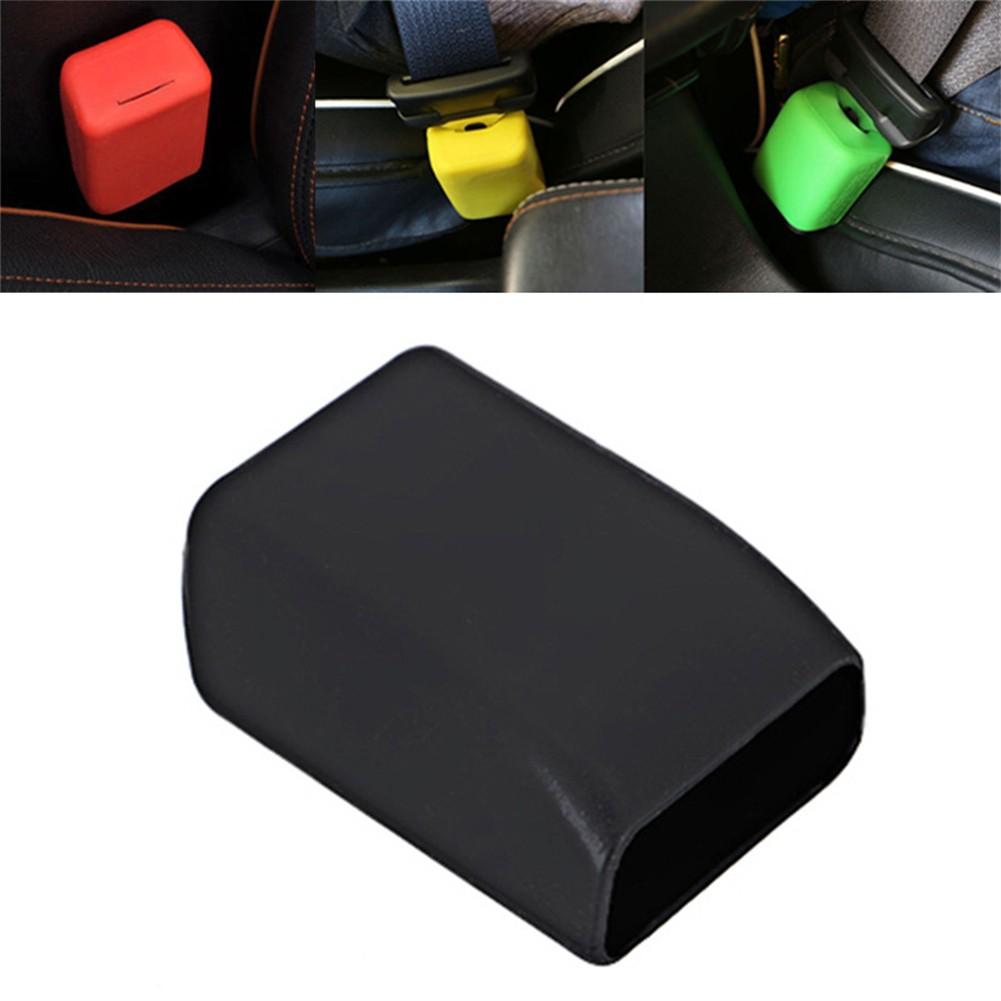 Силиконовый чехол на пряжку ремня безопасности для автомобиля, защита от царапин, для всех автомобилей