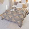 Nordic Geometry Throw Blanket Cotton Gauze Sofa Towel Double Summer Air Conditioning Blanket Single Sofa Cover Bedspread Sheet