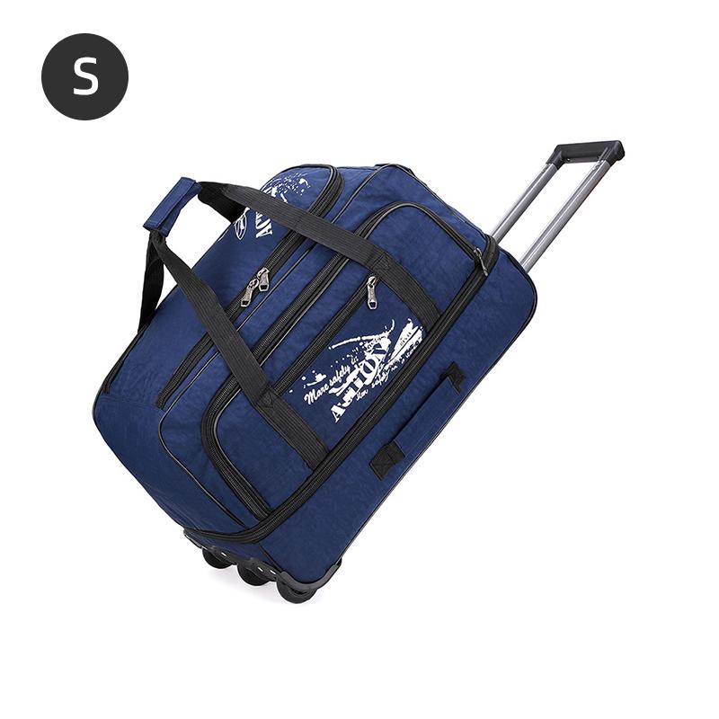Оксфордский холст дорожная сумка на колесах Компактный водонепроницаемый складной багаж большой вместимости унисекс