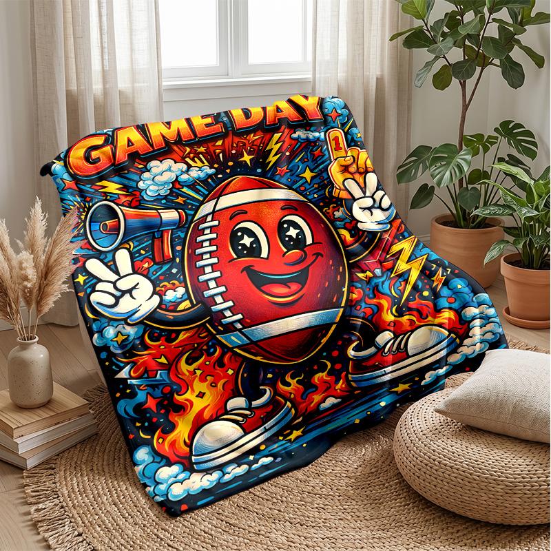 Game Controller Sunset Theme blanket Lightweight Warm Flannel Blanket Decorative Throw Blanket for Home Decoration