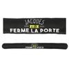 [A3472] - Door Draft Excluder 'Jacques a Dit' Black (Close the Door) - 80x7cm