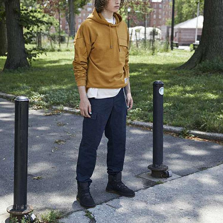 Timberland Передний карман для улицы с сплошным логотипом спортивная толстовка с капюшоном для мужчин пшеничная A234A-P47