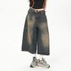 Vintage Loose Jorts Jeans Y2k Streetwear Oversized Shorts Denim Pants Korean Fashion Baggy Grunge Trouser Summer Neutral