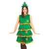 Christmas Adult Cute Green Elf Christmas Tree Costume Christmas Day Costume