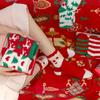 Mid Tube Socks Soft Santa Claus Socks Coral Velvet Socks Smooth For Winter Gift Christmas