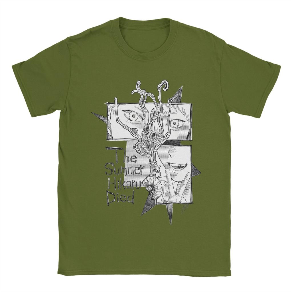 Футболка Summer Hikaru Died для мужчин, хипстерская, хлопковая, с круглым воротником, коротким рукавом. Идеальный подарок.