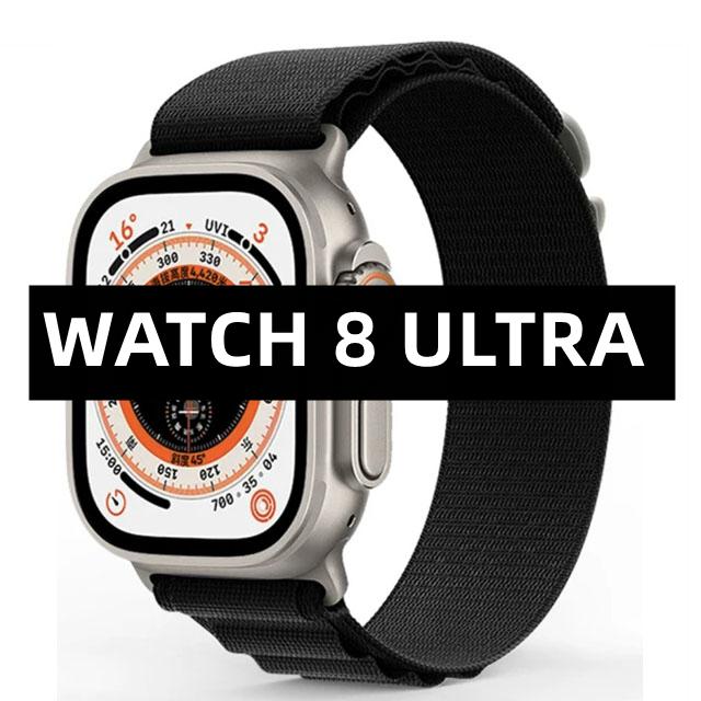 Watch 8 Ultra Smart Watch Men Gps NFC Series8 Smartwatch Водонепроницаемые спортивные часы с беспроводной зарядкой для Apple Watch