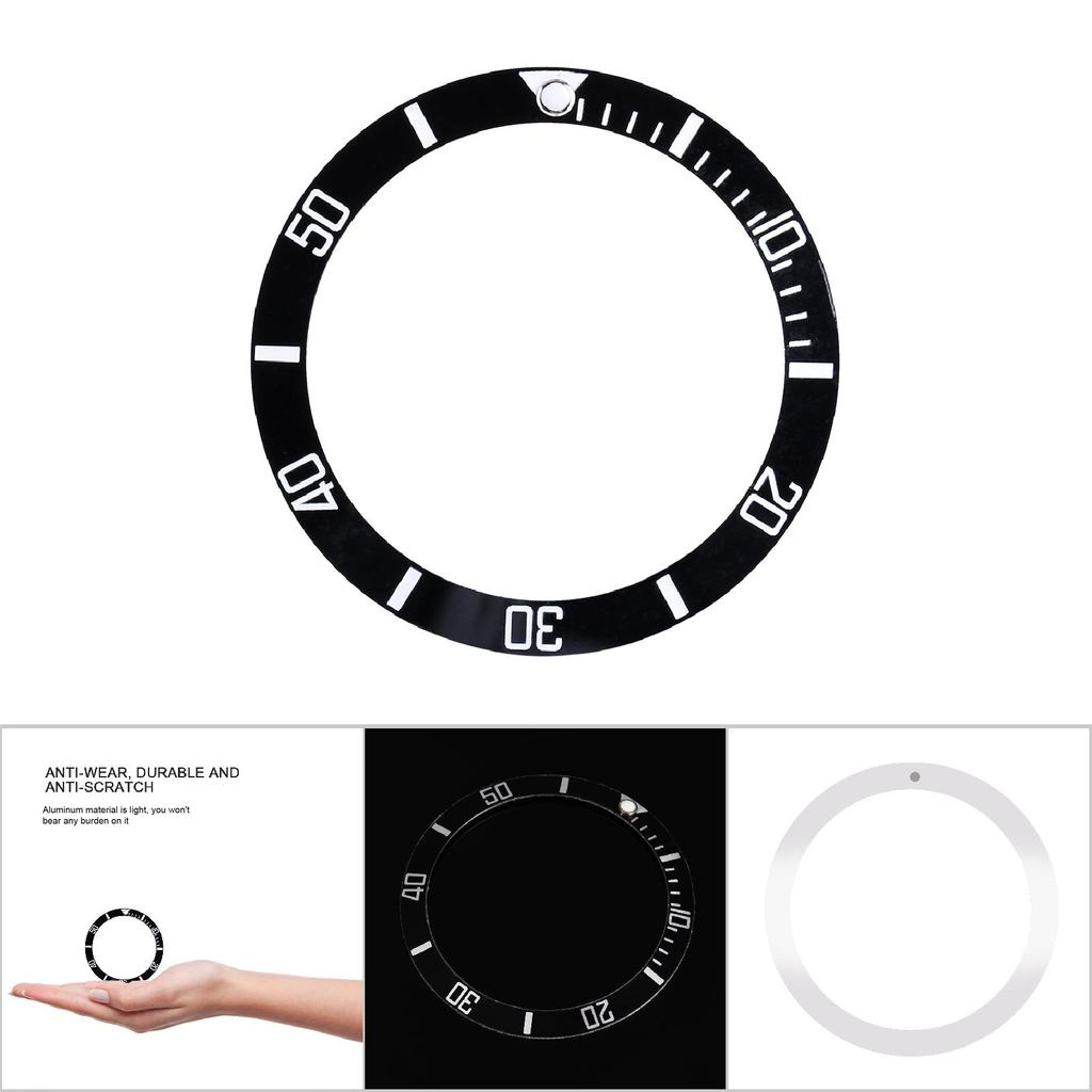 Часы наручные часы алюминиевый материал петля безель вставка кольцо запасная часть