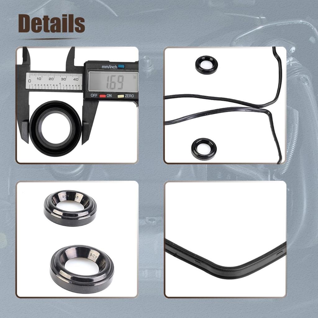 Valve Cover Gasket for Toyota Avalon Toyota Sienna Camry RAV4 Highlander 2008-2016 Lexus ES350 Lexus RX350 2007-2015 3.5L Replace # VS50682R